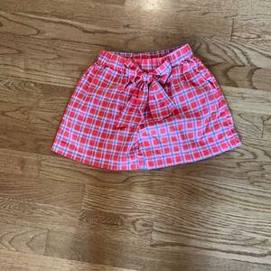 Girls size 7 Red Beans bow shorts